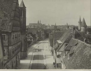 Rothenburg ob der Tauber. Panorama am Spital