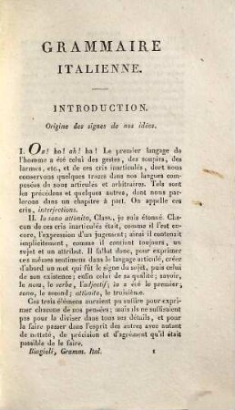 Grammaire Italienne Élémentaire Et Raisonnee, : Suivie D'Un Traité De La Poësie Italienne : Ouvrage Approuvé Par L'Institut De France