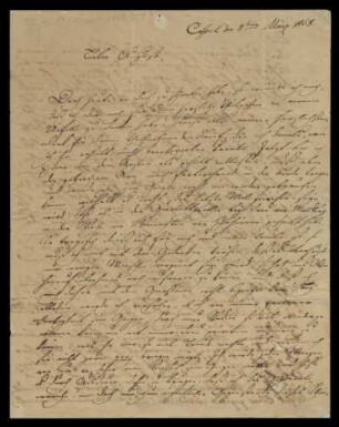 Brief von Louis Spohr an August Kömpel
