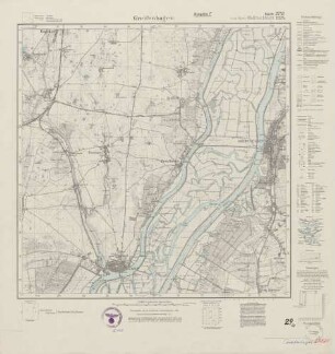 2752 (alte Nr.: 1324) Greifenhagen, Meßtischblatt (4cm - Karte)