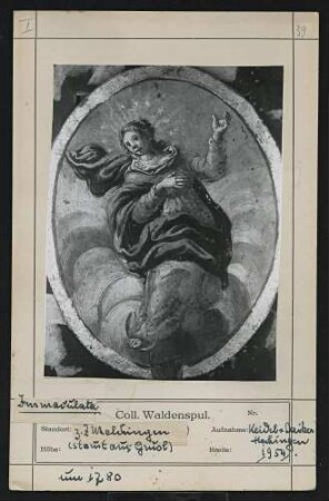 Immaculata Standort: zur Zeit Melchingen (Stammhaus Gruol)