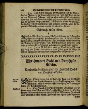 Der Hundert Sechs und Dreyßigste Psalm. - Der Hundert Neun und Dreyßigste Psalm.