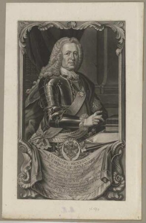 Bildnis des Fridericus Henricus de Seckendorf