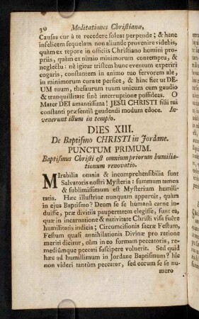 30-40, Dies XIII - XV