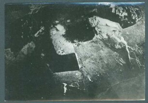 Foto einer Stellung zwischen Potunes und Hexenweiher südlich von Diedolshausen (Le Bonhomme) (Luftbild)