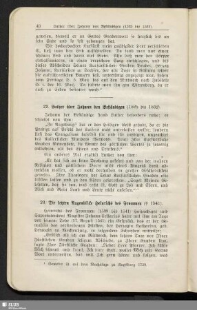 22. Luther über Johann den Beständigen