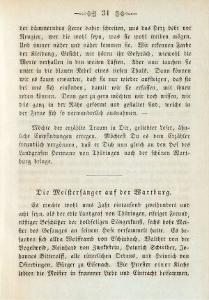 Der Meistersänger auf der Wartburg
