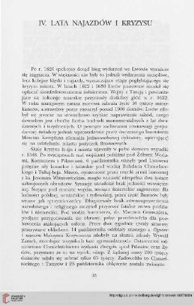 IV. Lata najazdów i kryzysu