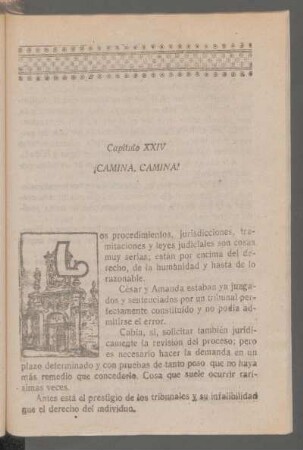 Capítulo XXIV - ¡Camina, camina!