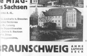 Ostritz-Leuba. Weizen- und Roggenmühle Leuba, Ernst Apelt, aus: Die Mühle, 8.11.1935