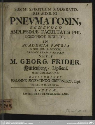 Summi Spirituum Moderatoris Auxilio Pneumatosin