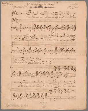 Un amour dans les nuages; f|x; V, pf - BSB Mus.Schott.Ha 9019-3