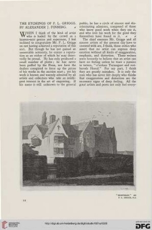 82: The etchings of F. L. Griggs