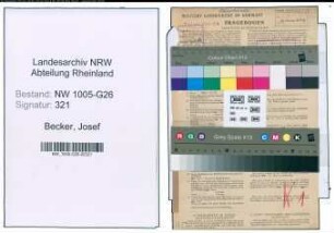 Entnazifizierung Josef Becker , geb. 09.07.1883 (Steuerberater)
