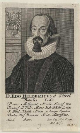 Bildnis des Edo Hildericus van Varel