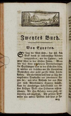 Zweytes Buch. Von Egypten.