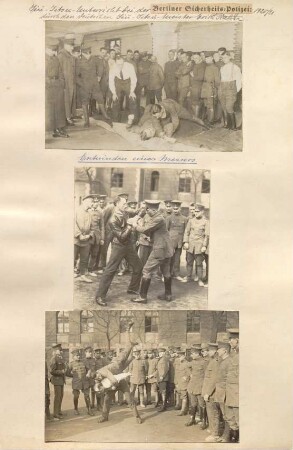 Album Erich Rahn; Jiu-Jitsu Unterricht bei der Berliner Sicherheits-Polizei