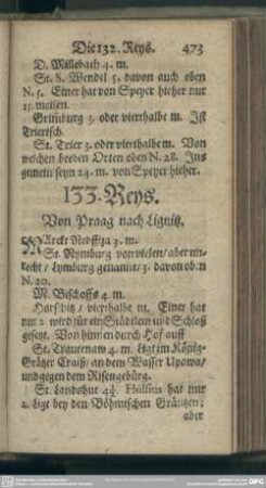 133. Reys. Von Praag nach Lignitz