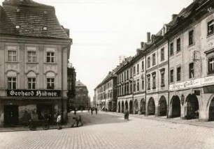 Jauer, Stadt : Jauer (Jawor/Polen). Ring mit Laubenhäusern