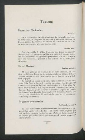 Pequeños comentarios