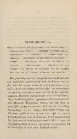 Tiende hoofdstuk. Eerste uitvoering der voorwaarden tot onderwerping. - Dajaksche koppendans ...