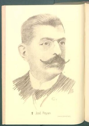 † José Payán - (Dibujo de Cárdenas Castro)