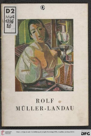 Ausstellung zeitgenössischer Kunst: Malerei, Graphik, Plastik: Rolf Müller-Landau