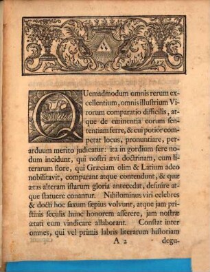 De insigni studii historici nostra aetate exochē, s. excellentia : acad. acroasis