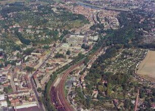 Dresden, Luftaufnahme : Meißen. Luftaufnahme