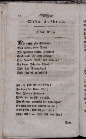 Mein Aufbruch