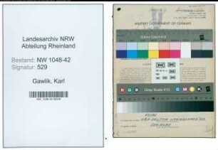 Entnazifizierung Karl Gawlik , geb. 22.12.1891 (Ingenieur)