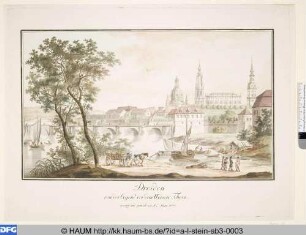 Dresden. Von der Gegend vor dem Weisen Thore