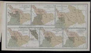Uebersichtskarten zu : Die Markgrafen von Meissen und das Haus Wettin.