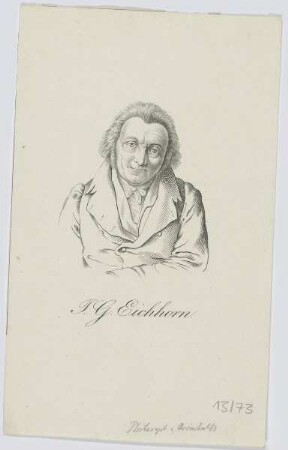 Bildnis des J. G. Eichhorn