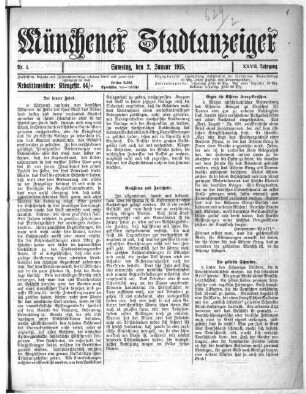 Münchener Stadtanzeiger. 1915 = Jg. 27