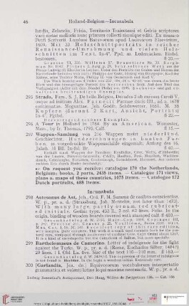 Incunabula (Nr. 298 - 309)