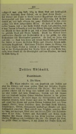 Dritter Abschnitt. Deutschland