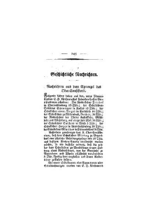 Geschichtliche Nachrichten