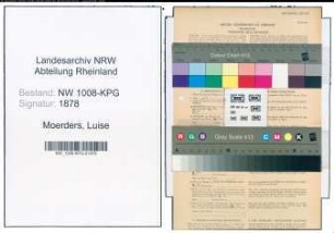 Entnazifizierung Luise Moerders , geb. 01.06.1896 (Schneiderin)