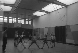 Inbetriebnahme der neuen Turnhalle der Leopoldschule.