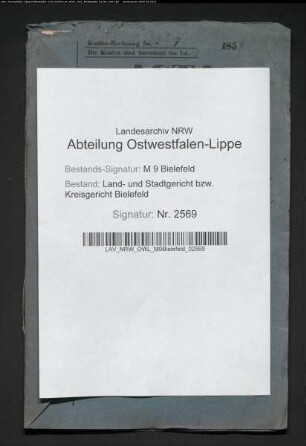 Erblasser: Biermann, Franz; Erblasser: Biermann, Elisabeth, geb. Schröder: Testament
