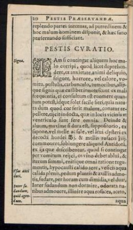 Pestis Curatio.
