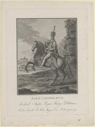 Bildnis des Alex. Leopoldus