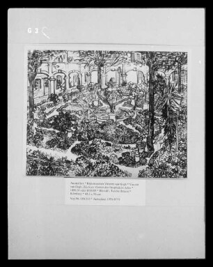 Garten des Hospitals in Arles