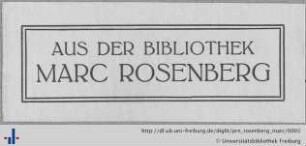Exlibris (Aus: UB Freiburg, TM 2014/1519)