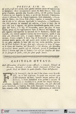 Capitolo ottavo