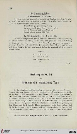 2: [Antike Denkmäler im Wiener Privatbesitze, [4]] : Nachtrag zu Nr. 52 der Bronzen der Sammlung Trau