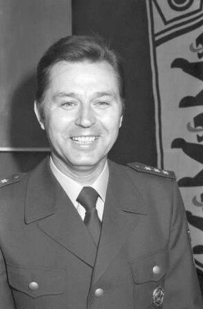 Amtseinführung des neuen Leiters des Verkehrsdienstes beim Polizeipräsidium Karlsruhe Hans-Jürgen Mücke