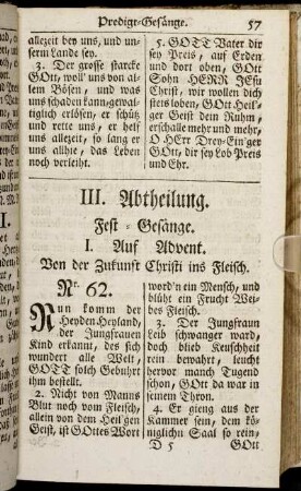 III. Abtheilung. Fest-Gesänge.