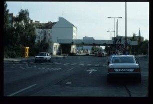 Diapositive: Prinzenstraße, Heinrich-Heine-Straße, 1989
